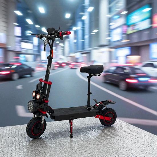 صورة سكوتر كهربائي (محركين) مميز ومثالي للمغامرات السريعة